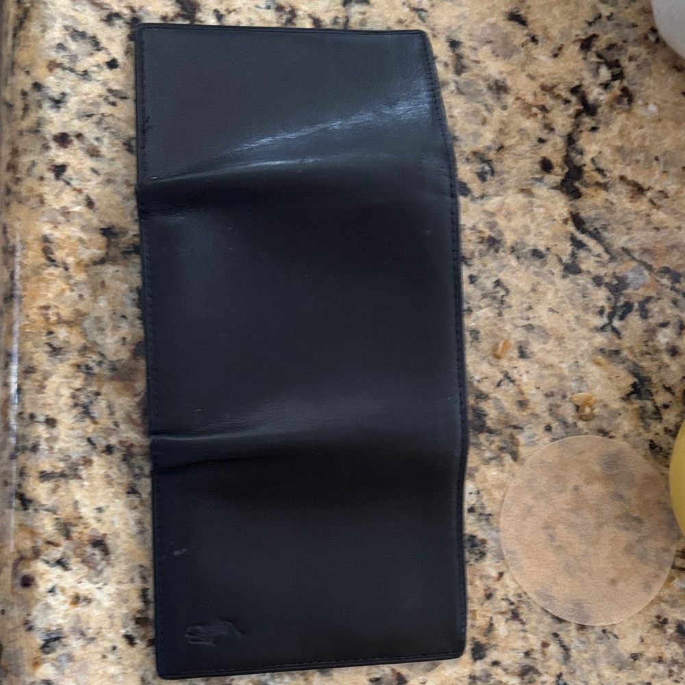 Polo by Ralph Lauren Black Leather Card Holder